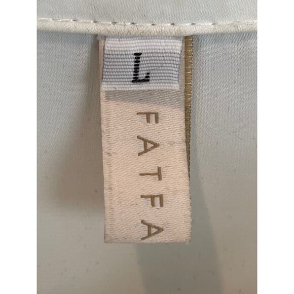 White Satin Embellished Blouse - Picture 4 of 7